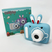 Детский цифровой фотоаппарат X900 Rabbit. Цвет: голубой