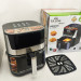 Аерофритюрниця T.K.Line TK00276 9л 5000Вт з сенсорним керуванням LED-дисплеєм і 8 програмами