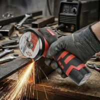 Аккумуляторная мини шлифмашина Boxer BX-3293 АКБ 2x18V скорость вращения 12500 об/мин диаметр диска 76мм