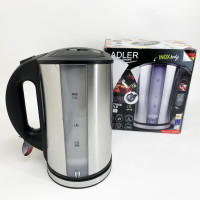 Чайник електричний з нержавіючої сталі Adler AD 1216 1.7L 2200Вт