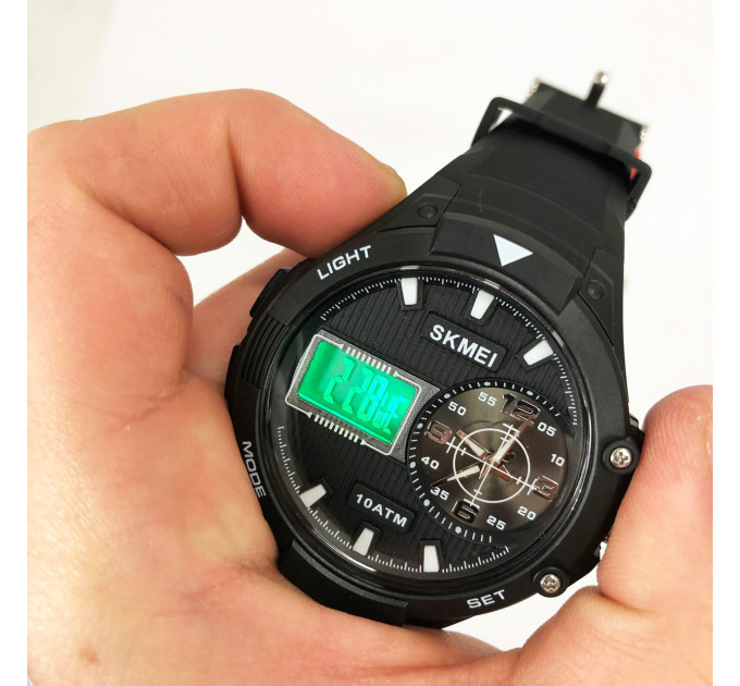 Часы наручные мужские SKMEI 1761BKWT, оригинальные мужские часы, брендовые мужские часы