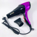 Фен GEMEI GM-1766 2600Вт, жіночий фен для волосся, електрофен для волосся Purple