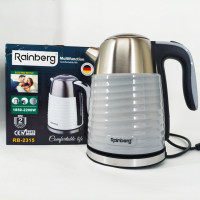 Чайник електричний Rainberg RB-2315 1.8л 2200Вт Gray