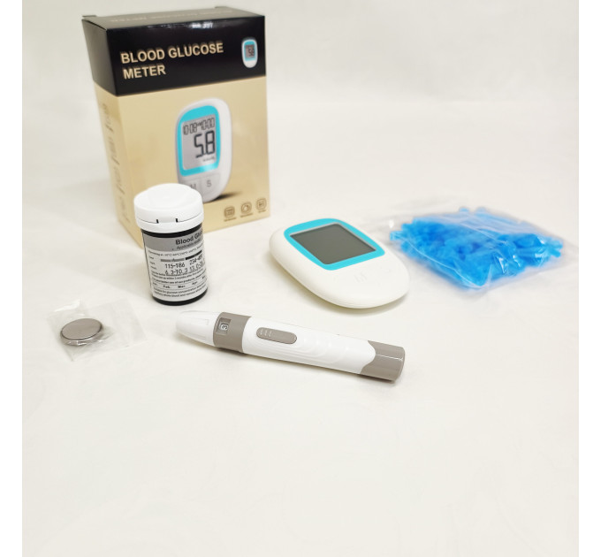Глюкометр електронний Blood Glucose Meter BGM503 вимірювач рівня цукру в крові портативний