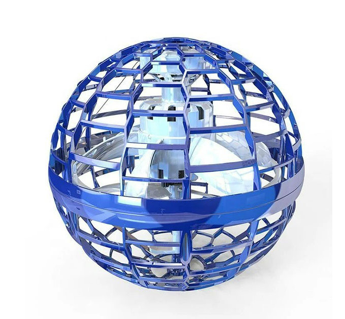 Летающий шар спиннер светящийся FlyNova Pro Gyrosphere игрушка мяч бумеранг, игрушка летающий шар
