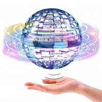 Летающий шар спиннер светящийся FlyNova Pro Gyrosphere игрушка мяч бумеранг, игрушка летающий шар
