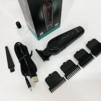 Аккумуляторная машинка для стрижки VGR V-995 + 4 насадки, 2000 мАч, USB