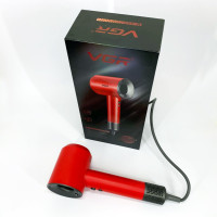 Фен професійний VGR V-445 RED, 3 рівні обдування, 4 рівні температури, 1600Вт