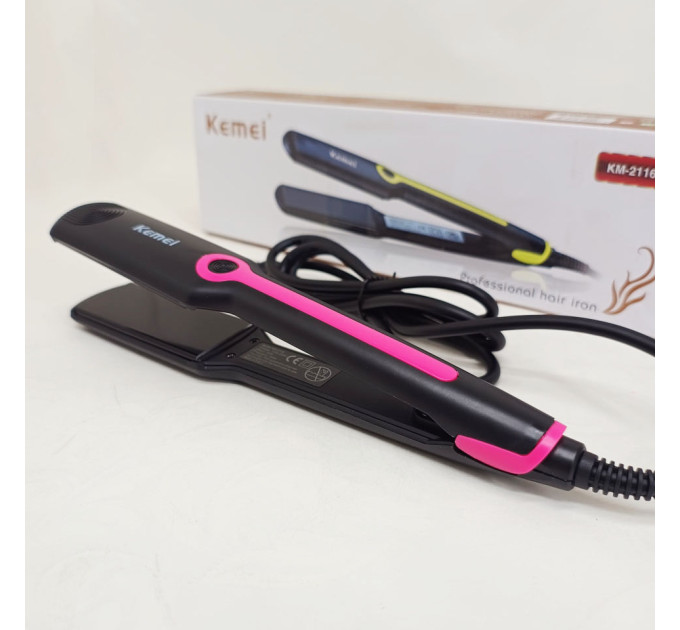 Щипці KEMEI для волосся гофре KM-2116 45Вт Pink