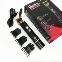 Профессиональная окантовочная машинка GEEMY GM-6605 для стрижки волос, окантовки, бороды и усов
