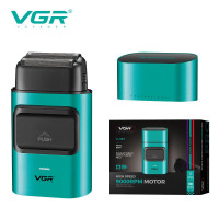 Электробритва-шейвер для бороды и лица VGR V-307 металлический корпус GREEN