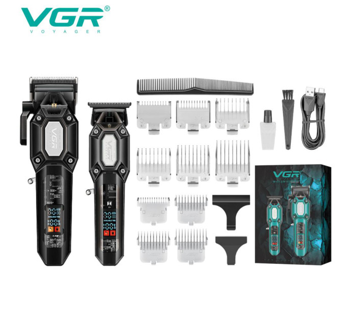 Комплект 2 до 1 VGR V-600 V-900. Колір: чорний