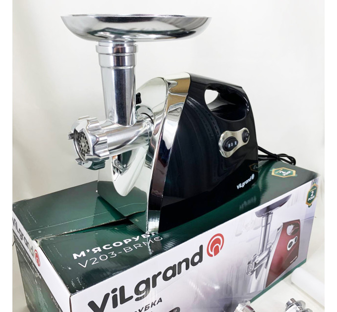 Електром'ясорубка ViLgrand V203-BRMG 2000Вт Black