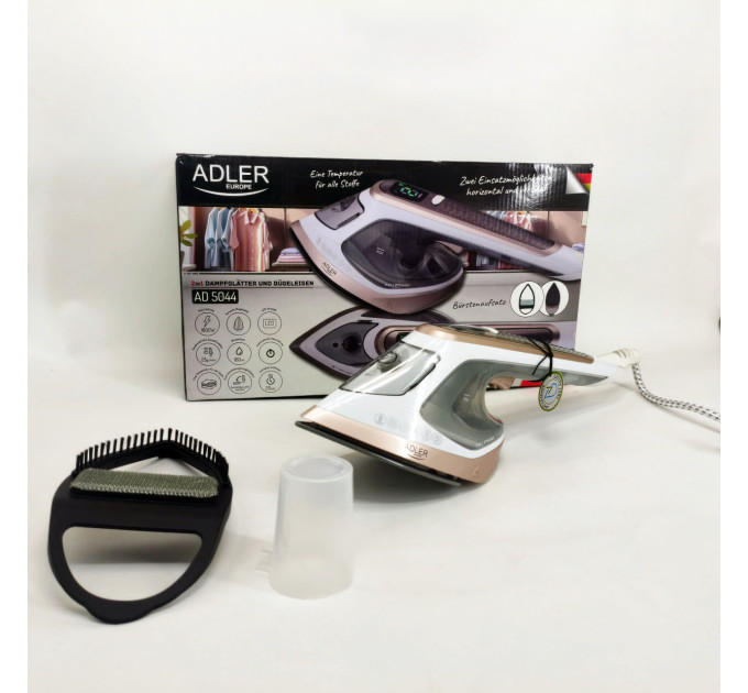 Отпариватель и утюг Adler AD 5044 1800Вт вертикальное и горизонтальное глажение керамическая подошва
