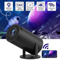 LED Проектор для дому портативний Смарт з WiFi Bluetooth Android 11 1280х720р Black