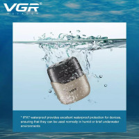Електробритва VGR V-345. Колір: бежевий