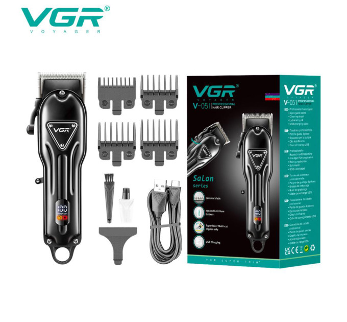 Акумуляторна машинка для стрижки VGR V-051