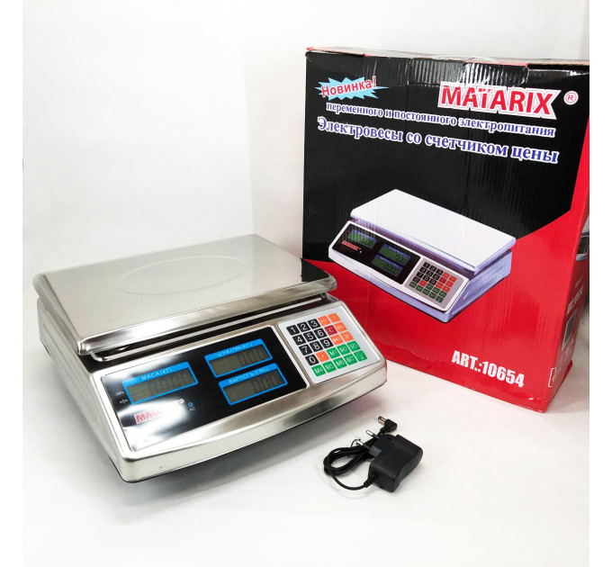 Електронні ваги Matarix MX-413 до 50 кг, Електронні ваги для зважування предметів