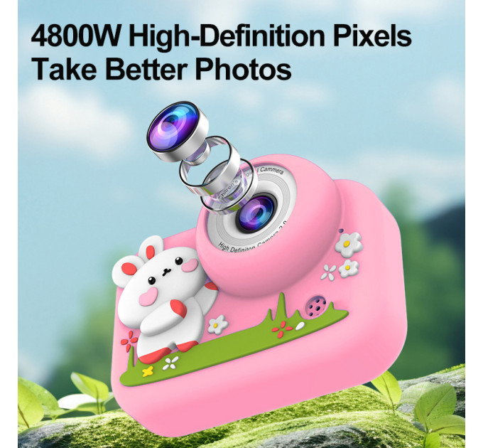 Детский фотоаппарат M03 PINK RABBIT