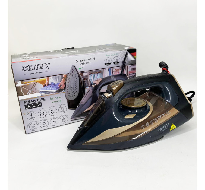 Паровой утюг Camry CR 5036 3400Вт