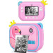 Детский фотоаппарат мгновенной печати YT008 PINK FLAMINGO с поддержкой microSD
