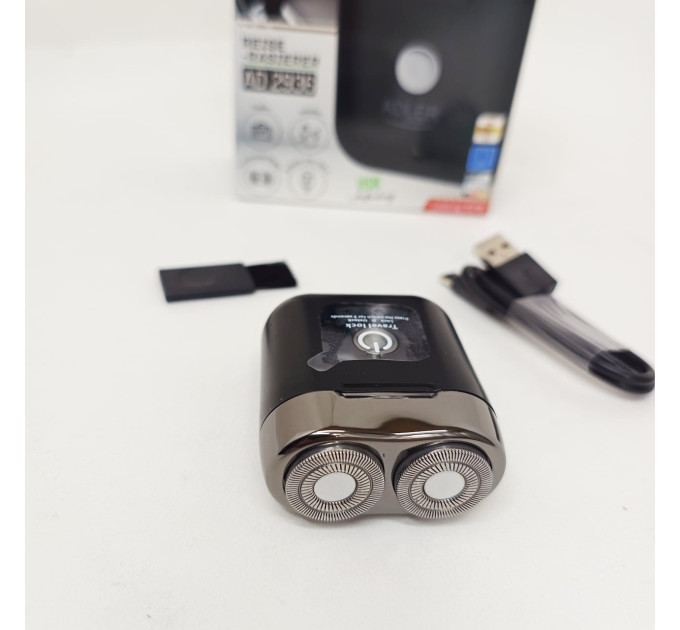 Дорожня бритва бездротова Adler AD 2936 з USB black
