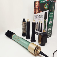 Фен-щітка мультистайлер ViLgrand VHD-1225BR 1200Вт green