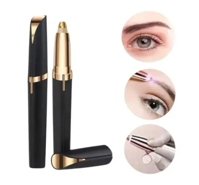 Женский триммер эпилятор для бровей Finishing Touch Flawless Brows Black