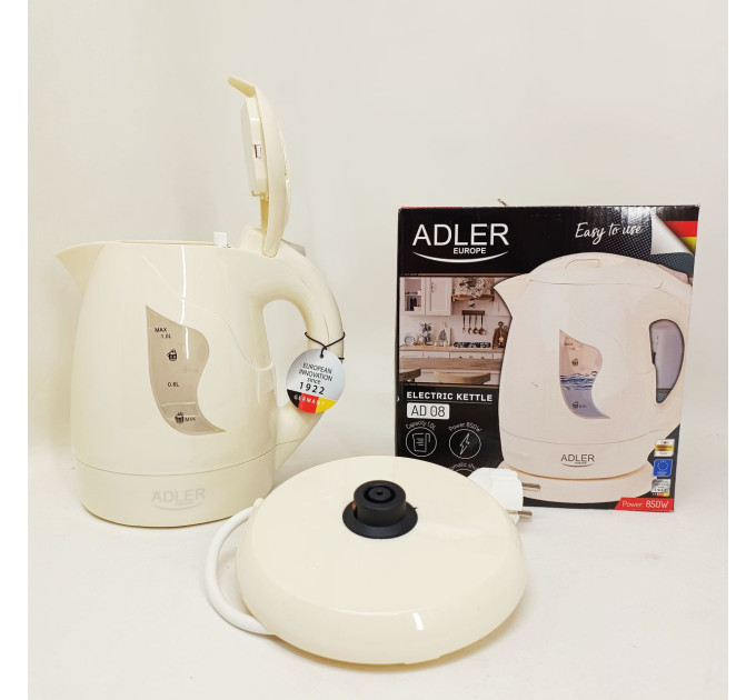 Електрочайник Adler AD 08 1.0л Beige