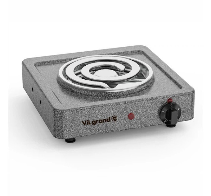 Плита настільна електрична ViLgrand VHP161D Gray 1000Вт