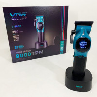 Машинка для стрижки акумуляторна VGR V-886C BLUE