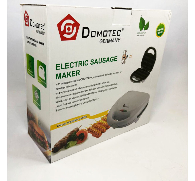 Вафельниця сосисочниця Domotec Germany KB-888