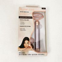 Масажер ролик електричний для особи Facial Roller Massager. Колір бежевий