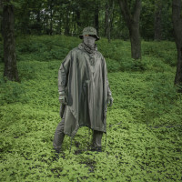 Качественный тактический дождевик - пончо. Военный плащ – накидка от дождя