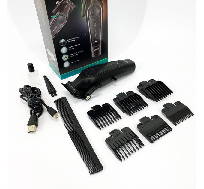 Акумуляторна машинка для стрижки VGR V-197