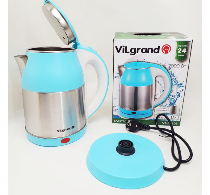 Електрочайник Vilgrand VS-18103 blue 1.8л