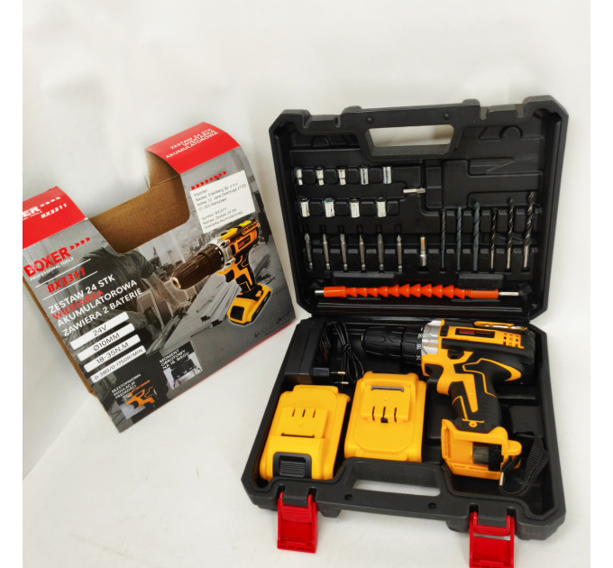 Портативний акумуляторний шуруповерт Boxer BX-3311 1750 об/хв