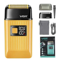 Электробритва портативная мужская VGR V-357 профессиональная бритва шейвер Yellow
