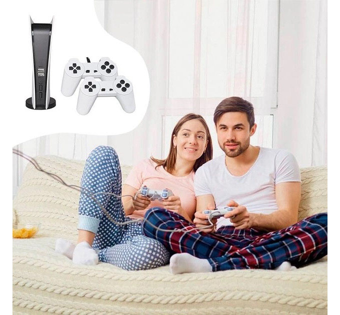 Игровая консоль ретро приставка для телевизора Dendy Game Station GS5 200 игр 8 Bit