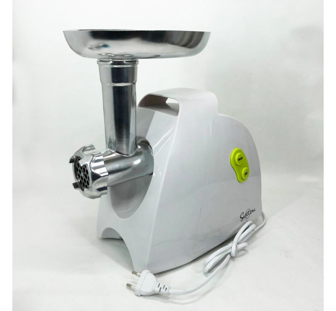 М'ясорубка Suntera SMG-5425W, м'ясорубка-соковитискач, електрична м'ясорубка з насадками для дому
