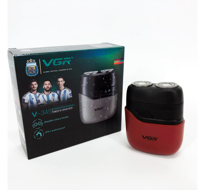 Электробритва VGR V-345. Цвет: красный