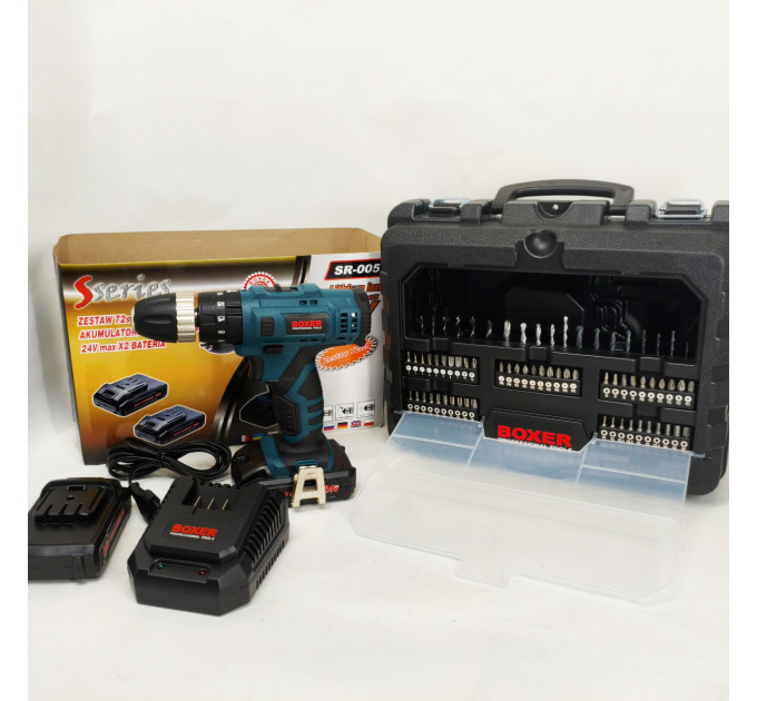 Портативний акумуляторний шуруповерт Boxer SR-005 24В
