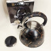 Емальований чайник Edenberg EB-12610 зі свистком та антипригарним покриттям 3л Black