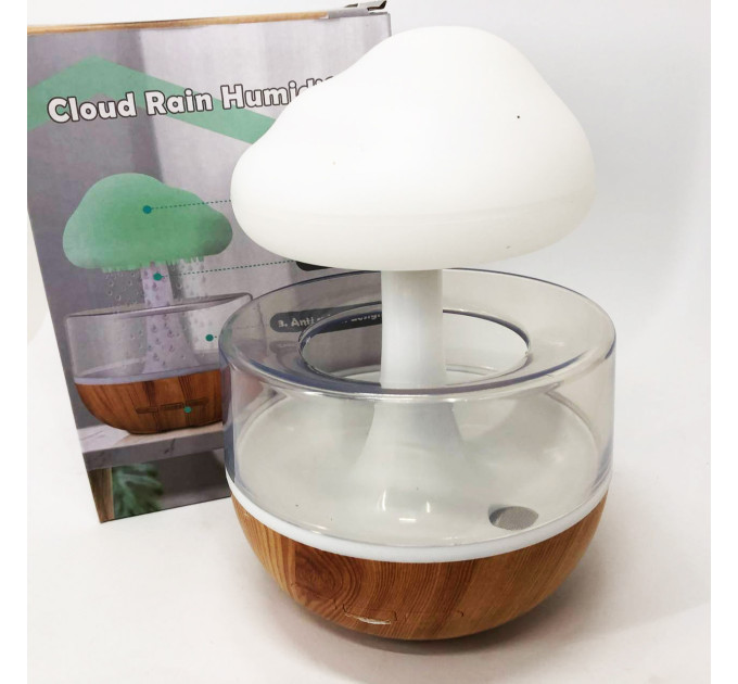 Ночник-увлажнитель с эффектом дождя Cloud Rain Humidifier, Аромадиффузор увлажнитель воздуха для дома