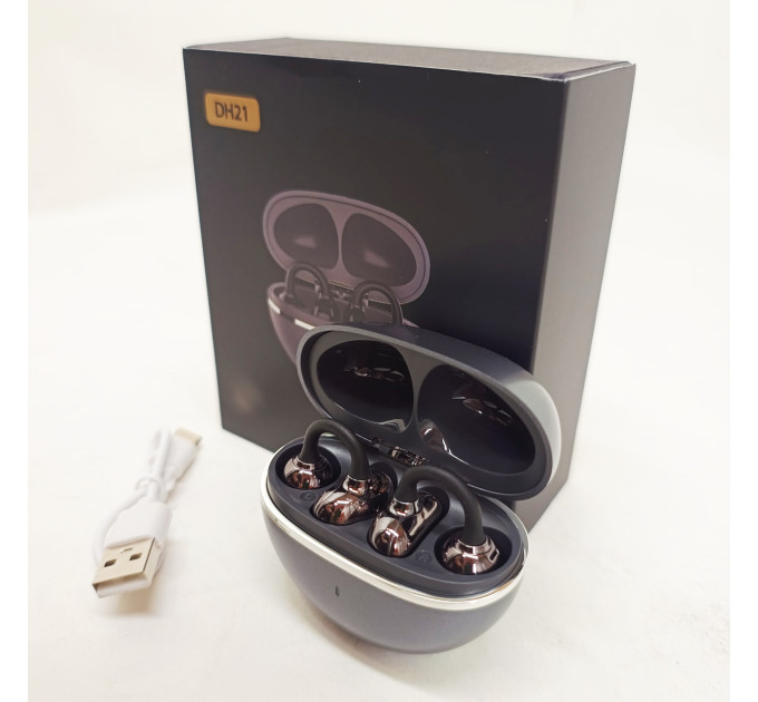 Бездротові навушники Clip-on sports headphones DH21 Black