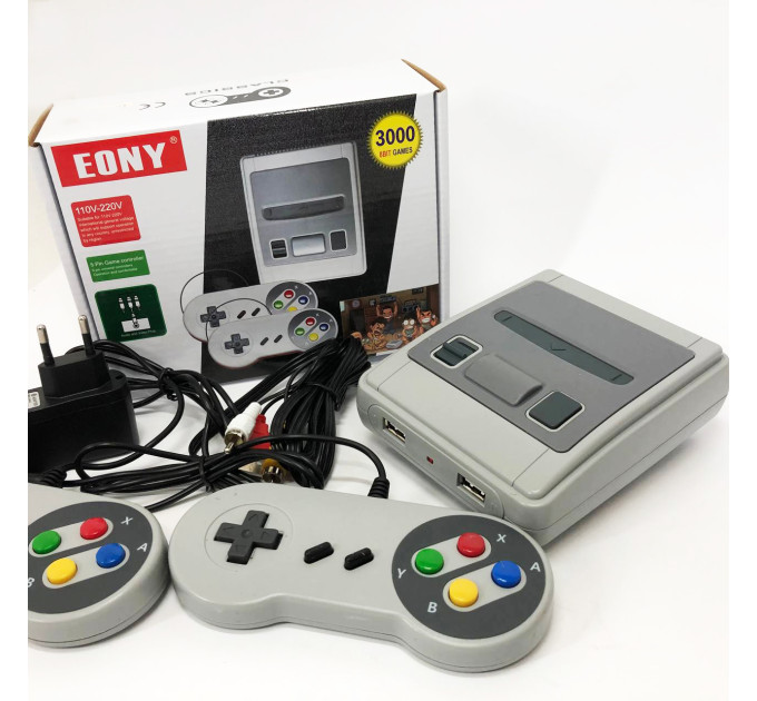 Консоль игровая с джойстиками Retro LH-2221 3000 игр, Приставка с джойстиком для второго игрока
