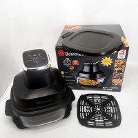 Аэрофритюрница аэрогриль Air Fryer Domotec MS-3228 с LED-экраном для жарки без масла 4600 Вт на 7 л