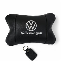 Шкіряна подушка на підголівник Volkswagen – ортопедична для авто
