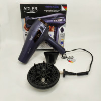 Фен з втягуючим шнуром Adler AD 2273 2400Вт