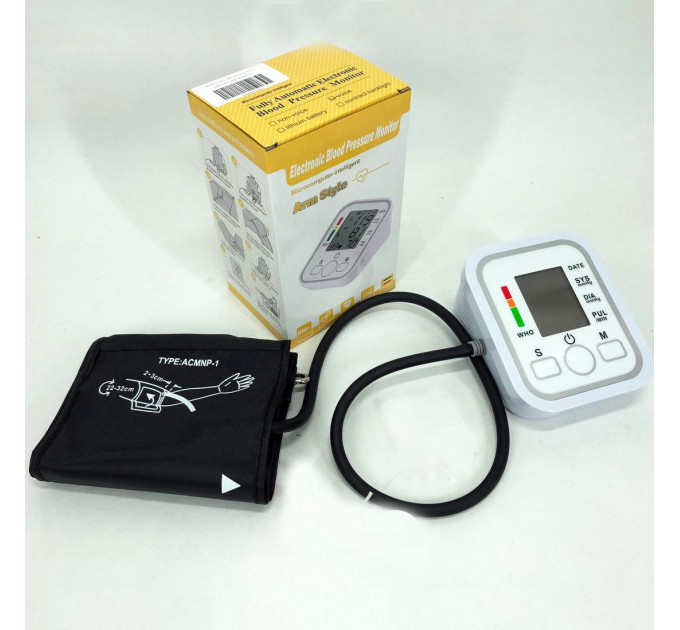 Автоматический тонометр ARM Style B02R с индикатором аритмии, хороший аппарат для измерения давления